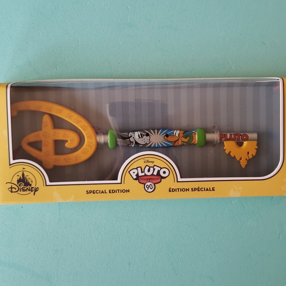 Disney Store Pluto 90th Anniversary Key